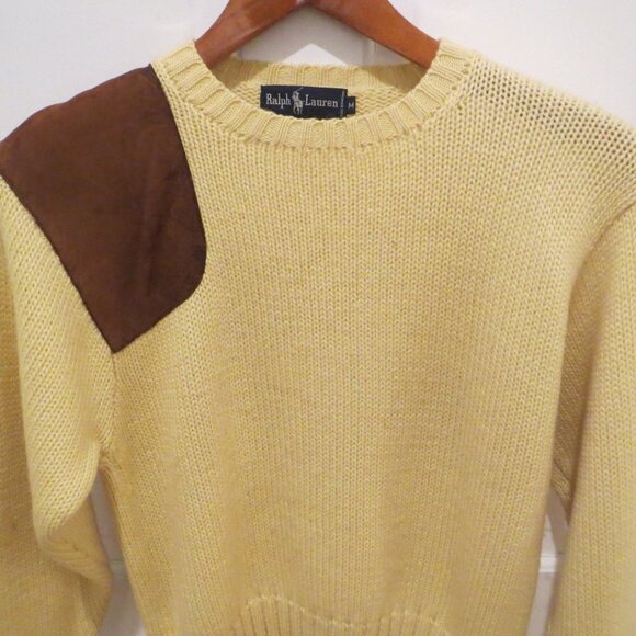 Vintage 100% Wool Ralph Lauren Women's Hunting Shooting Sweater Size Medium - Picture 9 of 9